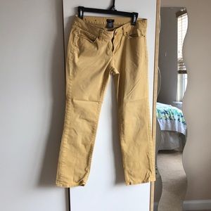 ④ for 7️⃣‼️ Ann Taylor Mustard Pants 6P